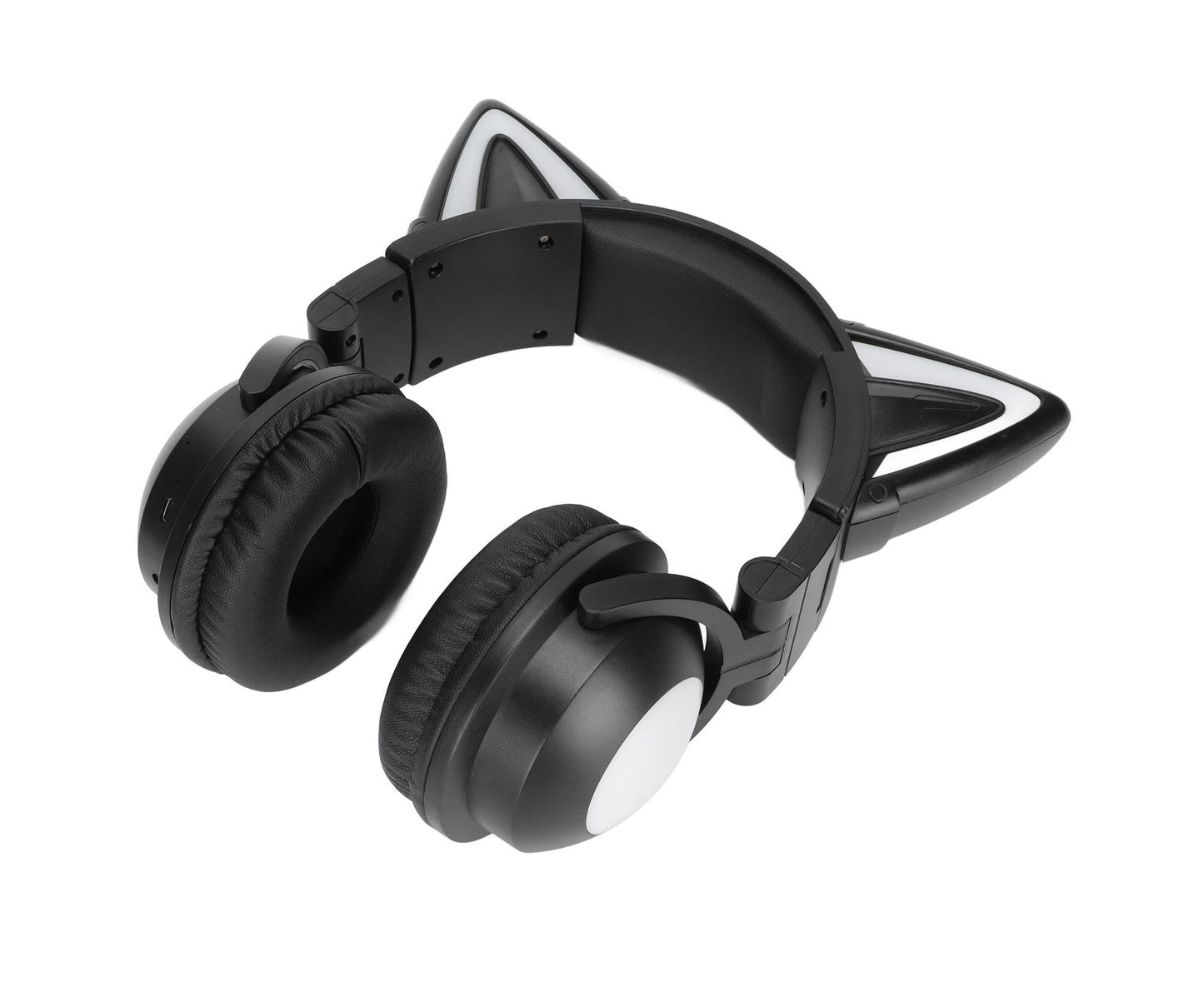 Cat Ear Bluetooth Headset Stereo Headset with Microphone LED Cute Cat Headset for Girls babies V1263-JX-2769