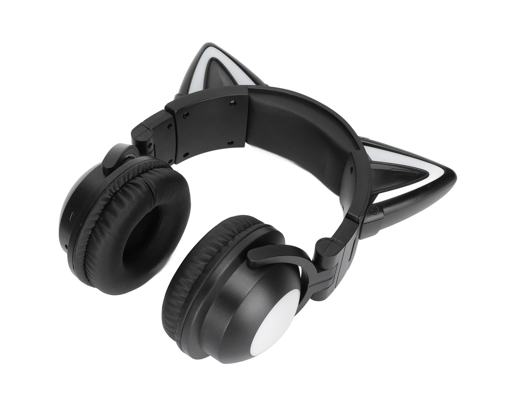 Cat Ear Bluetooth Headset Stereo Headset with Microphone LED Cute Cat Headset for Girls babies V1263-JX-2769