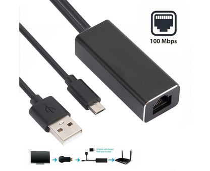 Wired Network Card High-speed Anti-interference Plug Play Micro USB2.0 10/100Mbps External WiFi Network Card V1263-JX-277