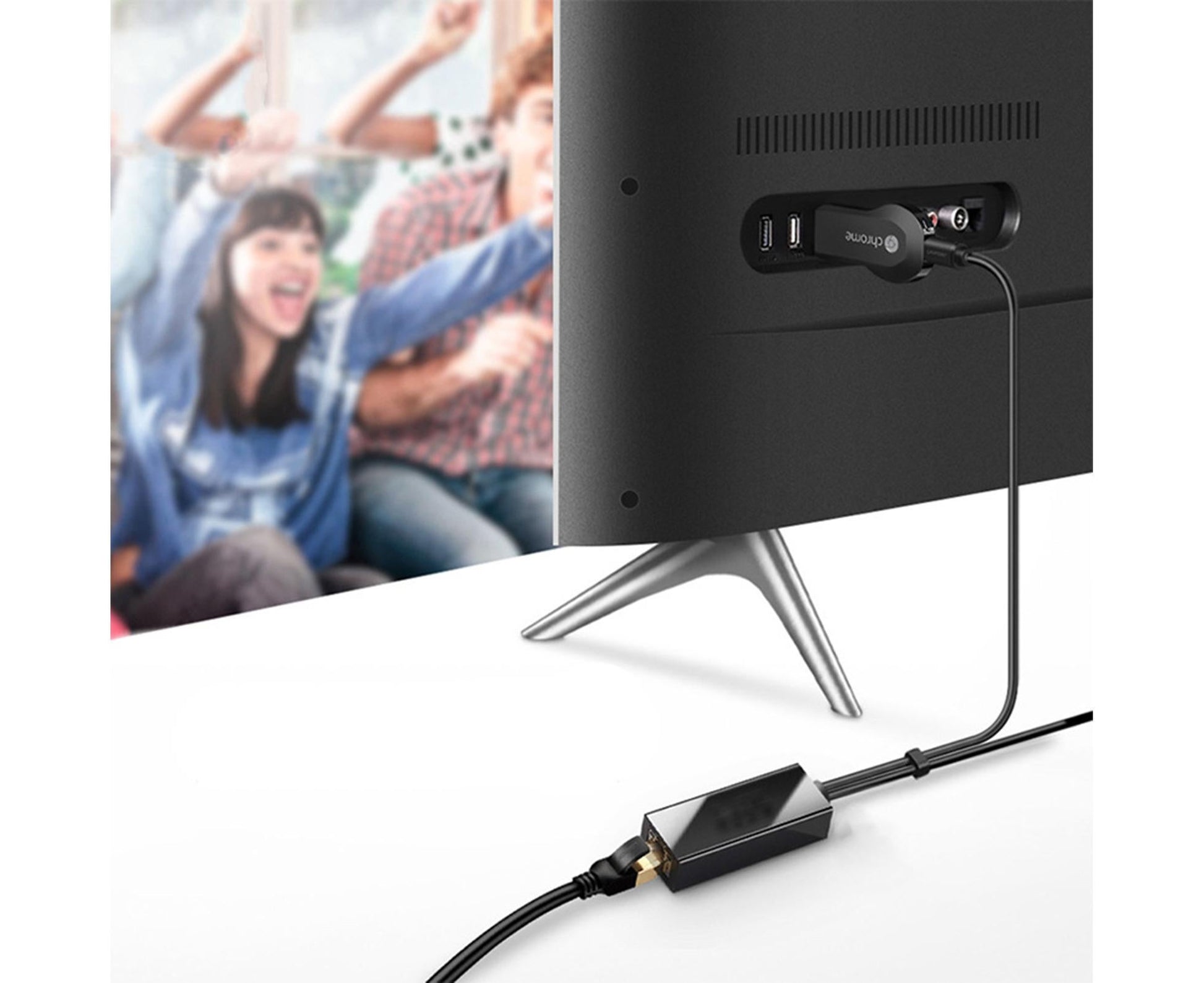 Wired Network Card High-speed Anti-interference Plug Play Micro USB2.0 10/100Mbps External WiFi Network Card V1263-JX-277