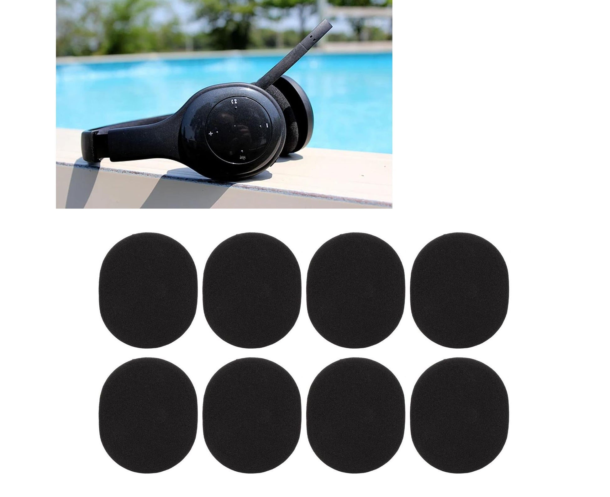 Headphone Ear Pads Noise Isolation Soft Replacement Headset Cushions for Logitech H800 V1263-JX-2784
