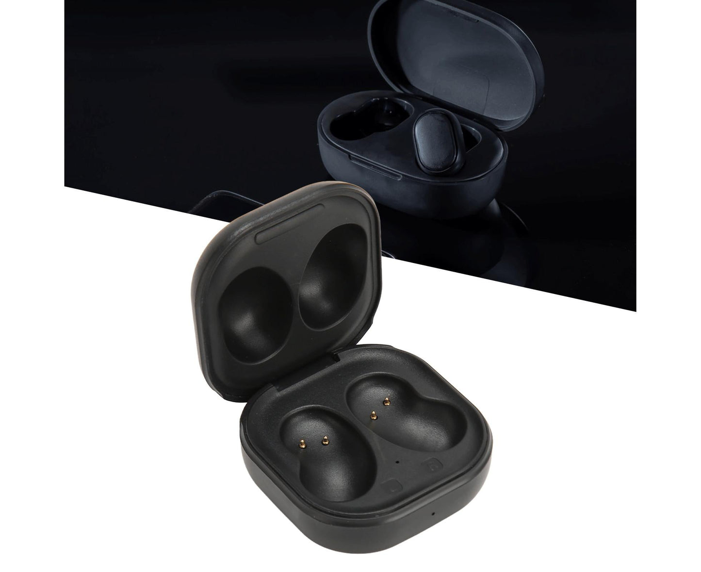 Charging Case Replacement 600mAh USB C Wired Earbuds for Galaxy Buds Live SM R180 Black V1263-JX-2786