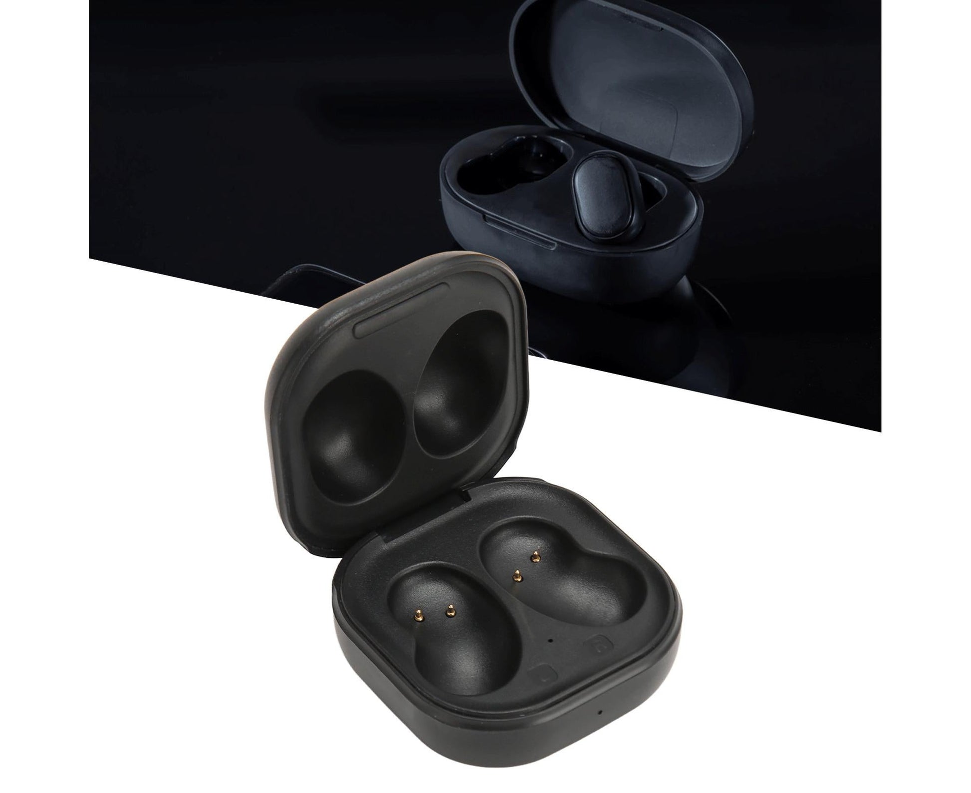 Charging Case Replacement 600mAh USB C Wired Earbuds for Galaxy Buds Live SM R180 Black V1263-JX-2786