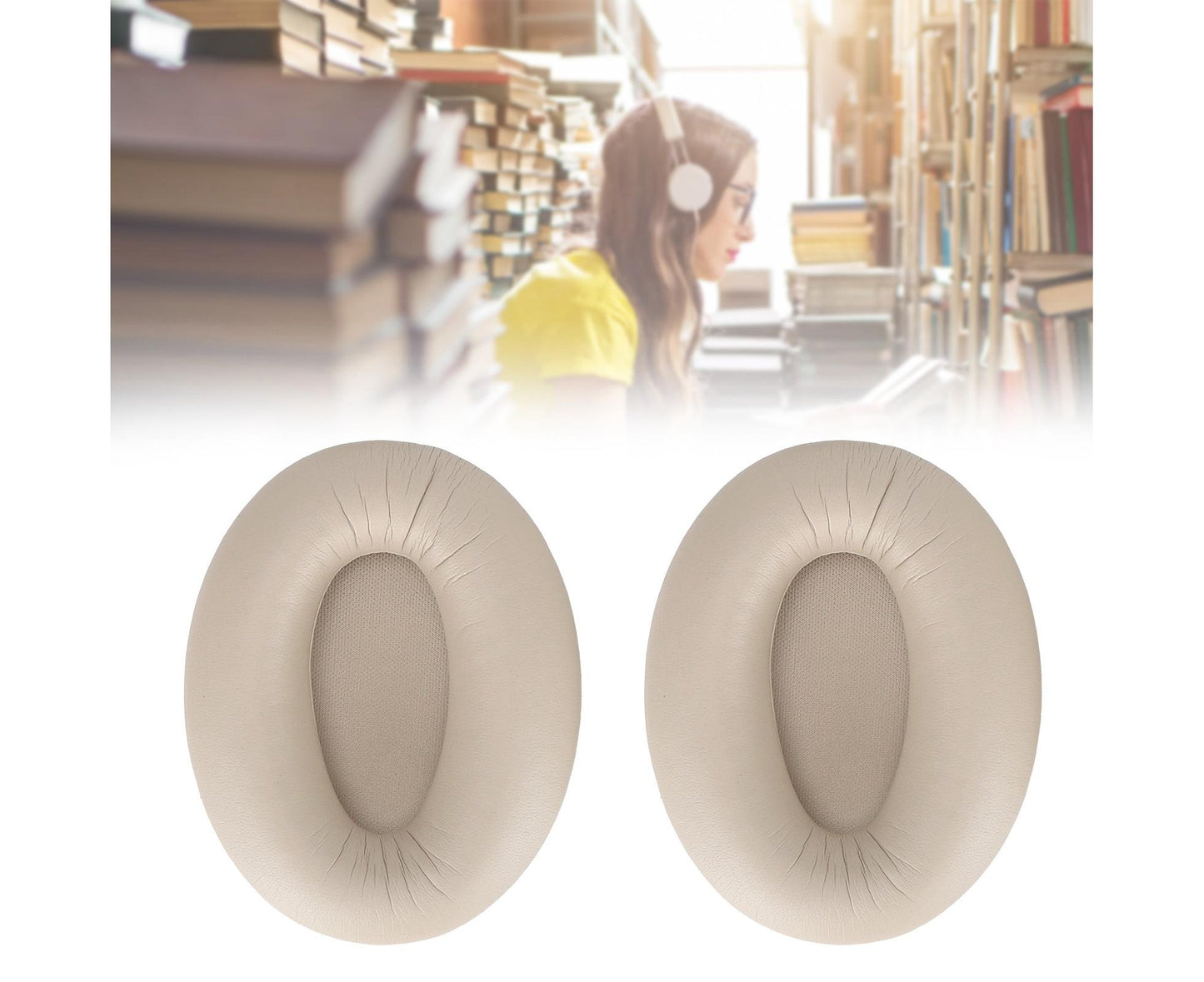 Headphone Ear Pads Replaceable Sponge Pad V1263-JX-2789