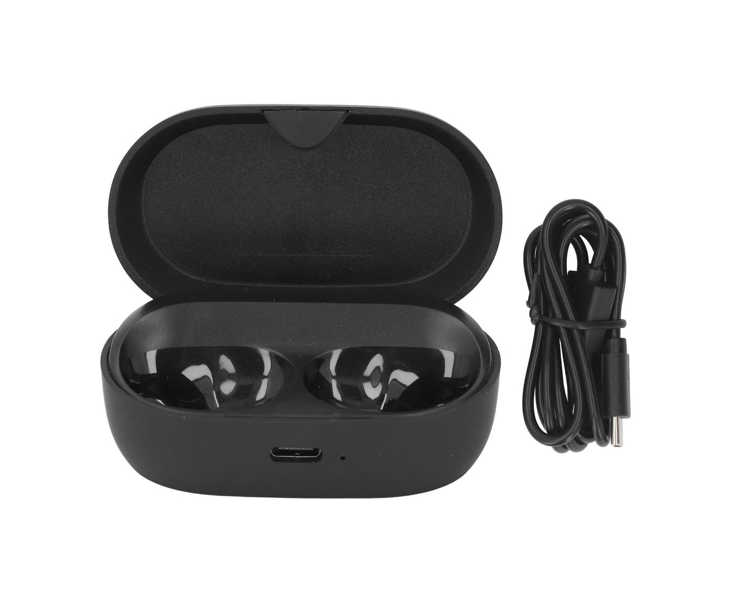 Earbud Charging Case Black USB C 600mAh Replacement Box with Indicator Light for Elite 7 Pro Active V1263-JX-2790