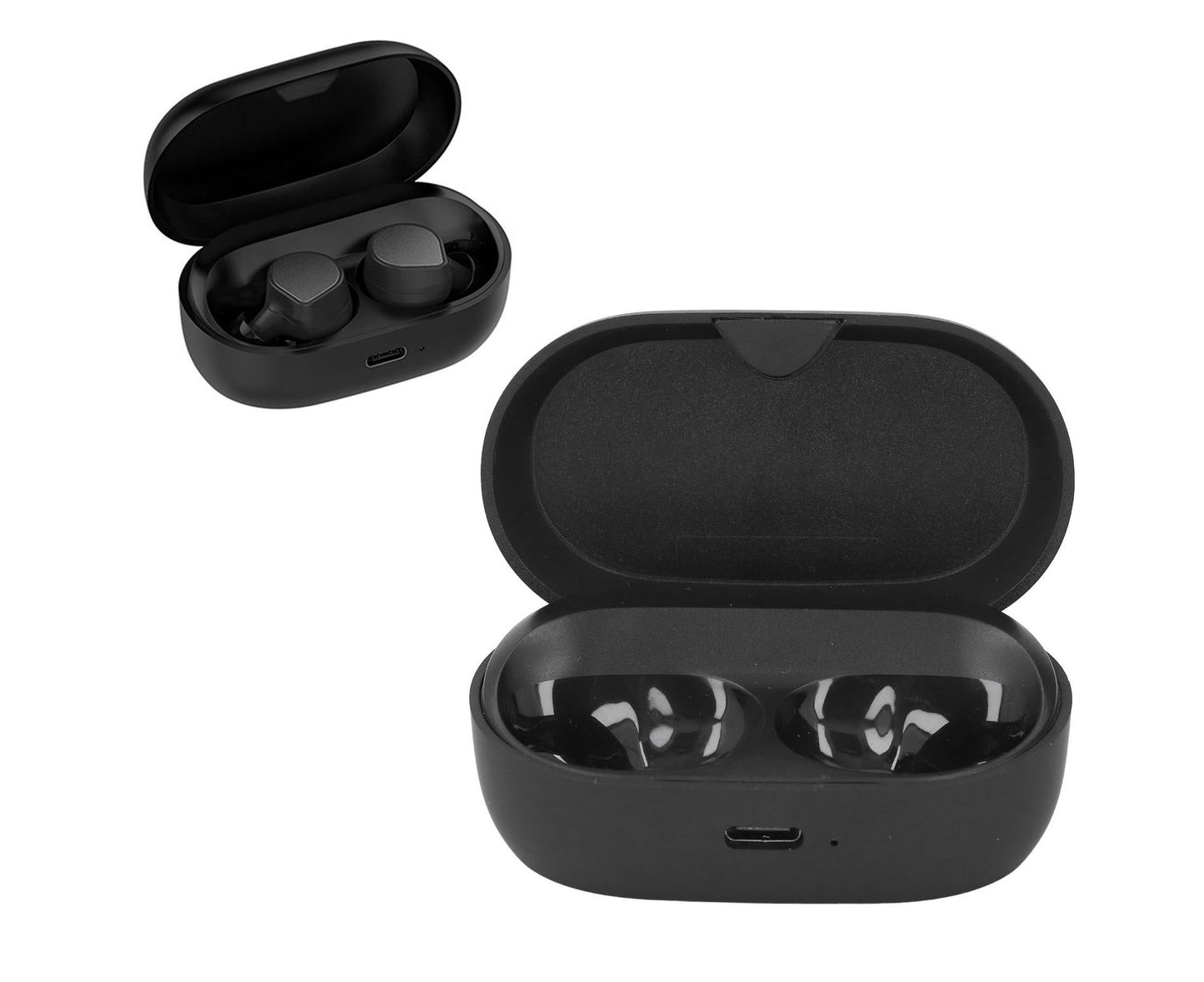 Earbud Charging Case Black USB C 600mAh Replacement Box with Indicator Light for Elite 7 Pro Active V1263-JX-2790