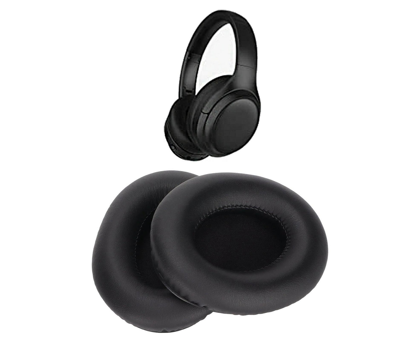 Ear Pads Set Protein Leather Soft Replacement Cushions Cover for TaoTronics TtBH060 Headphones V1263-JX-2791