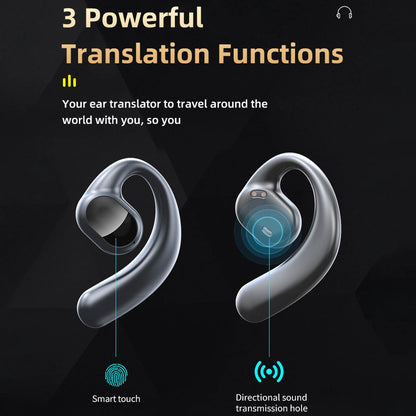 Language Translator Earbuds Multifunction Noise Reduction 144 Kinds Languages Real Time Translation Headphone V1263-JX-2797