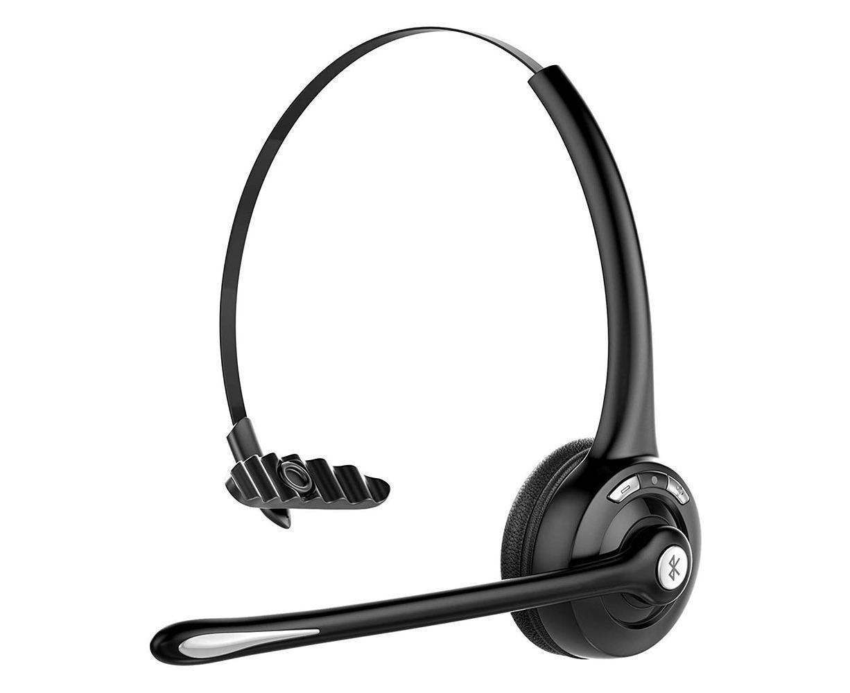 Bluetooth Headset - Office Wireless - Over the Head Bluetooth Earpiece with Mic V1263-JX-28