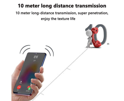 Bluetooth Headset - Office Wireless - Over the Head Bluetooth Earpiece with Mic V1263-JX-28