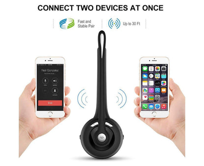 Bluetooth Headset - Office Wireless - Over the Head Bluetooth Earpiece with Mic V1263-JX-28