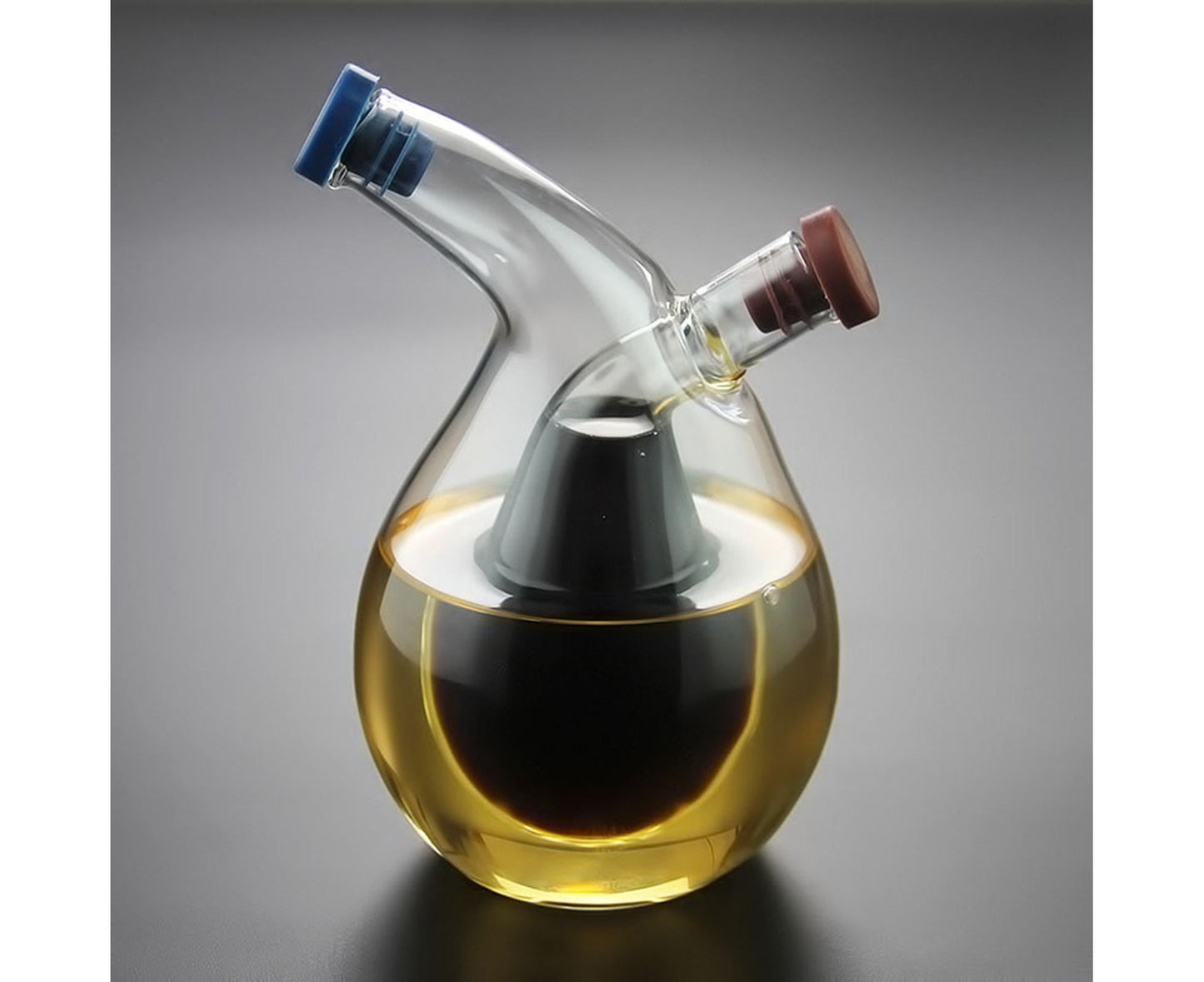 280ml Sauce Bottle Glass Seasoning Storage Bottle-Transparent V1263-JX-280