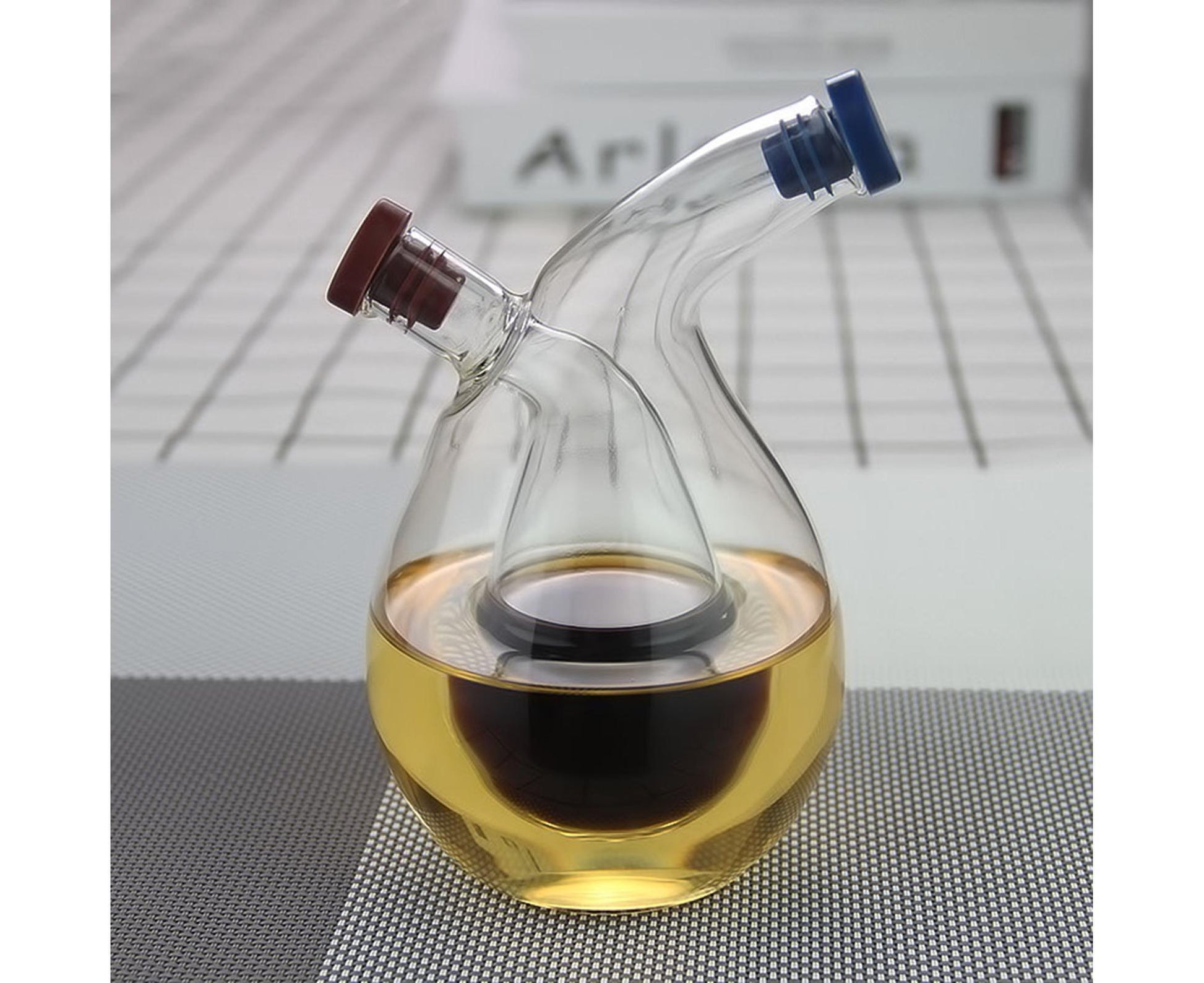 280ml Sauce Bottle Glass Seasoning Storage Bottle-Transparent V1263-JX-280