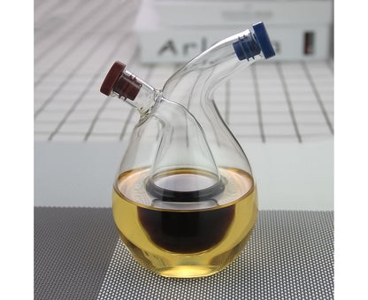 280ml Sauce Bottle Glass Seasoning Storage Bottle-Transparent V1263-JX-280