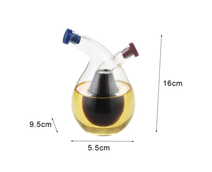 280ml Sauce Bottle Glass Seasoning Storage Bottle-Transparent V1263-JX-280