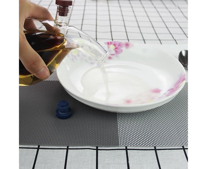 280ml Sauce Bottle Glass Seasoning Storage Bottle-Transparent V1263-JX-280