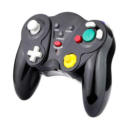 Wireless Game Controller for GC - 2.4Ghz Gamepad with Turbo & Vibration - Compatible with GC Console - Black V1263-JX-2811