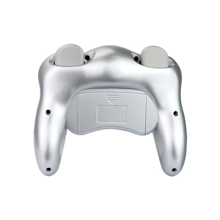 Wireless Game Controller for GC - 2.4Ghz Gamepad with Turbo & Vibration - Compatible with GC Console - Silver V1263-JX-2812