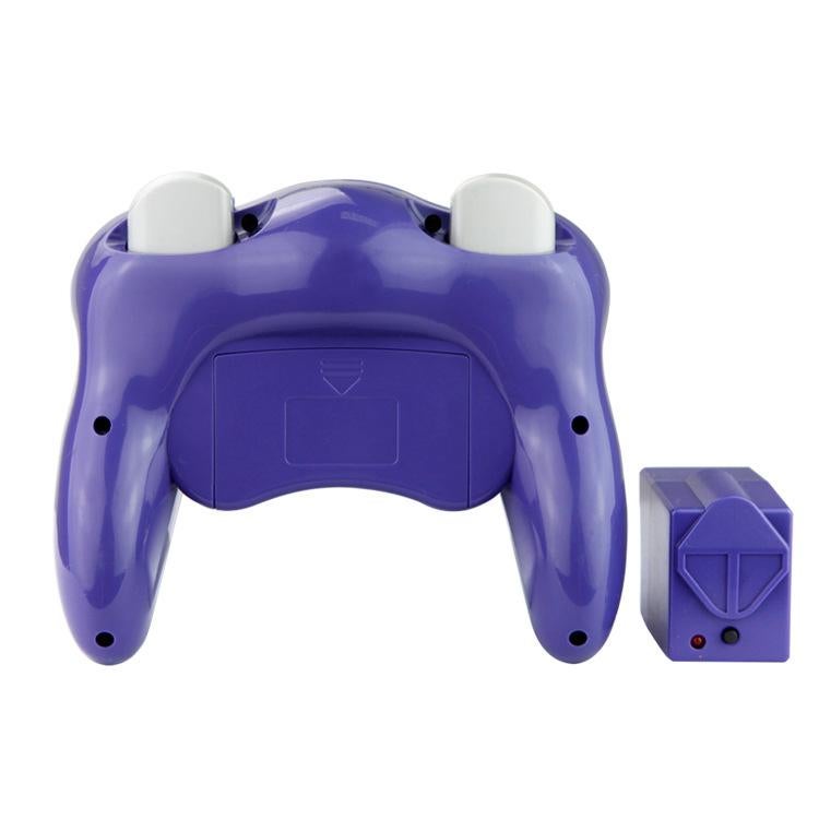 Wireless Game Controller for GC - 2.4Ghz Gamepad with Turbo & Vibration - Compatible with GC Console - Purple V1263-JX-2814