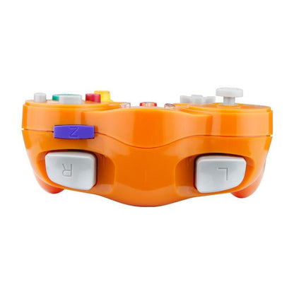 Wireless Game Controller for GC - 2.4Ghz Gamepad with Turbo & Vibration - Compatible with GC Console - Orange V1263-JX-2815