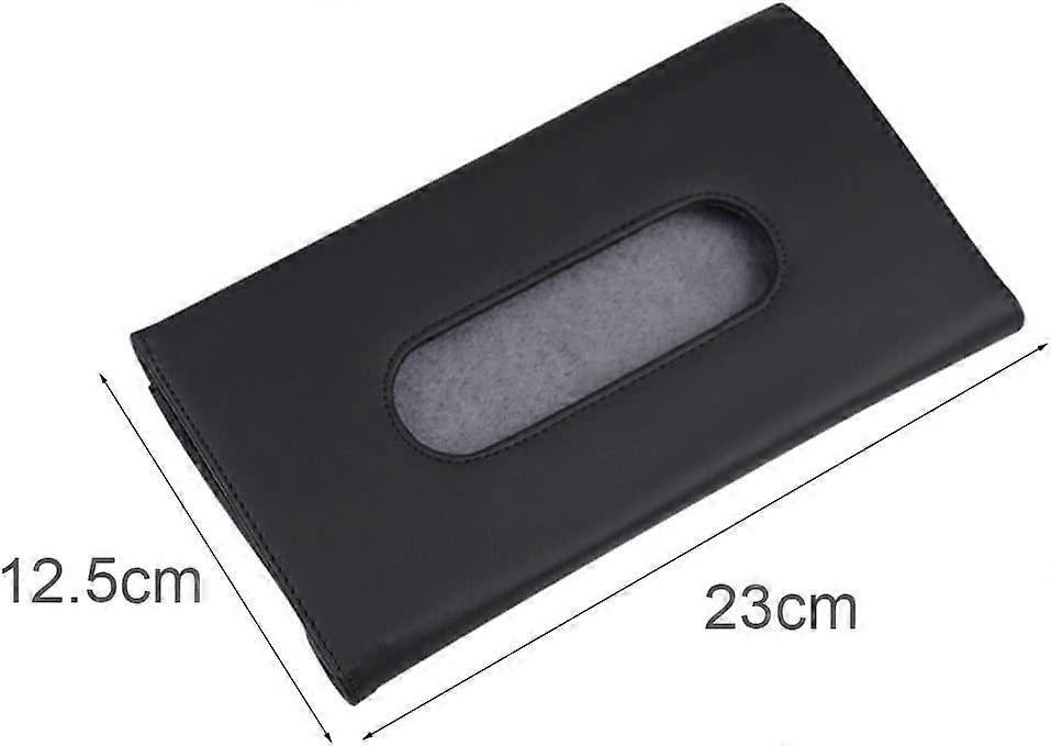 Car Visor Tissue Box Multifunctional Car Tissue Holder PU Leather Backseat Sun Visor Tissue Holder for Car V1263-JX-2829