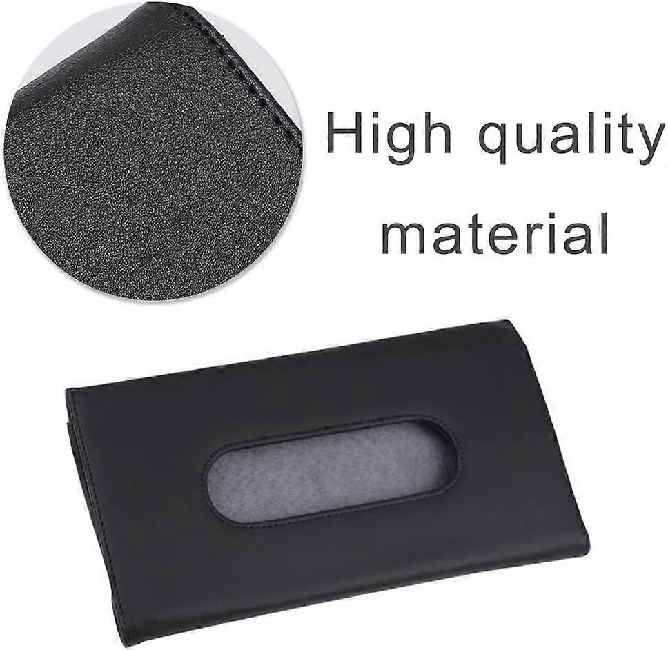 Car Visor Tissue Box Multifunctional Car Tissue Holder PU Leather Backseat Sun Visor Tissue Holder for Car V1263-JX-2829