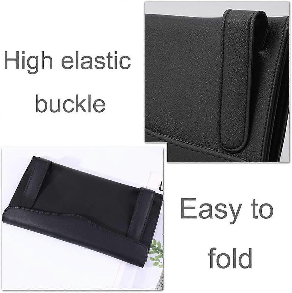 Car Visor Tissue Box Multifunctional Car Tissue Holder PU Leather Backseat Sun Visor Tissue Holder for Car V1263-JX-2829