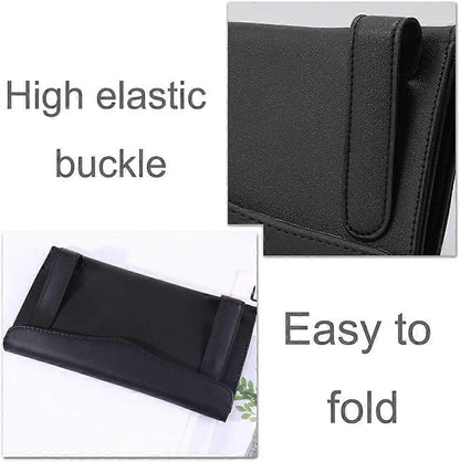 Car Visor Tissue Box Multifunctional Car Tissue Holder PU Leather Backseat Sun Visor Tissue Holder for Car V1263-JX-2829