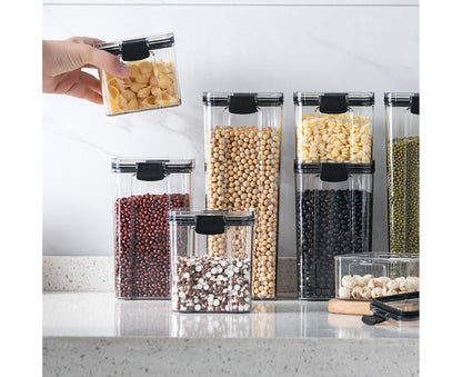 Clear Food Storage Box Container Moisture Proof Grain Bottle Jar Kitchen Supply-2 V1263-JX-283