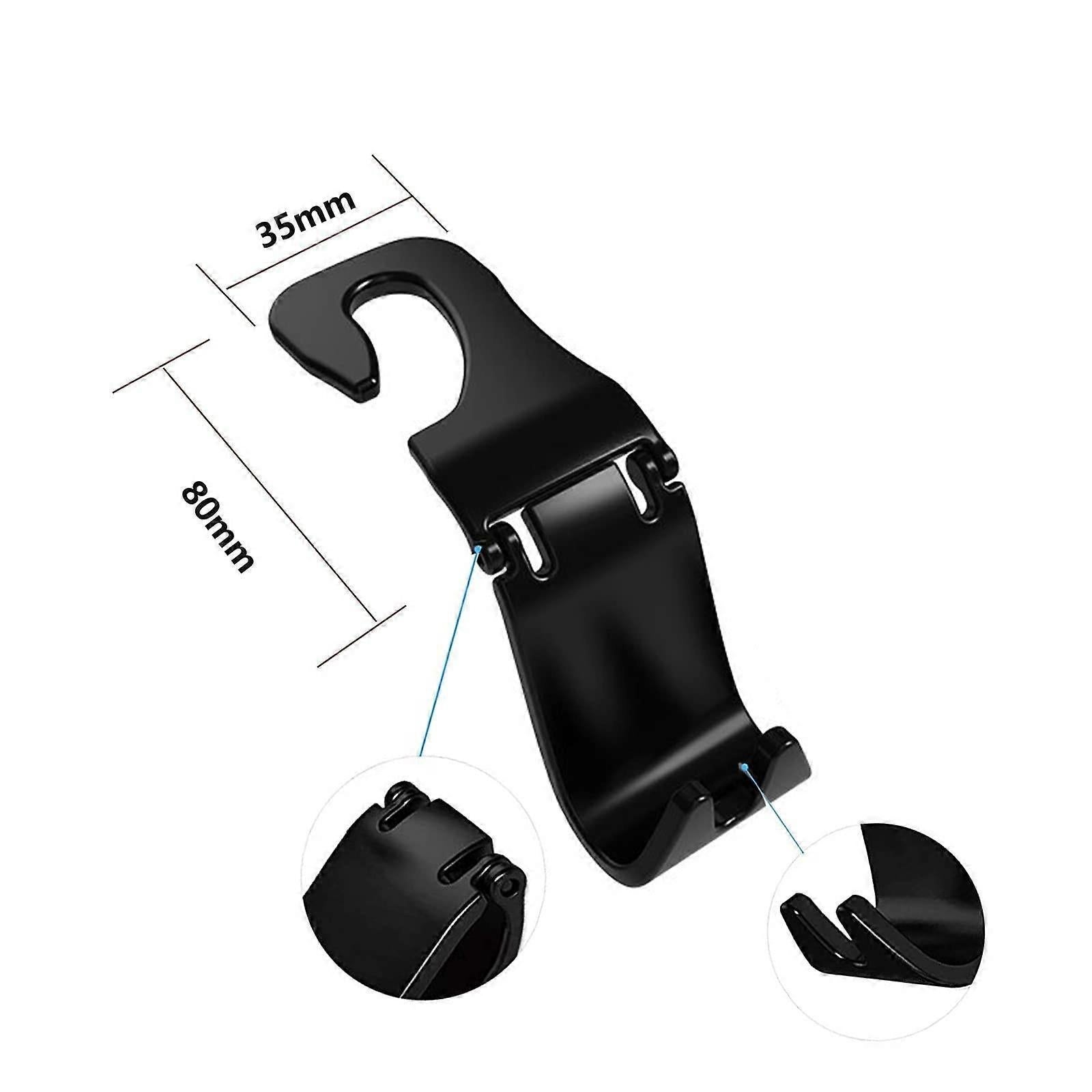 Car Accessories,Car Storage Hooks, Back Seat Auto Hooks Headrest Hanger, Universal Car Bag Handbag Organizer V1263-JX-2830