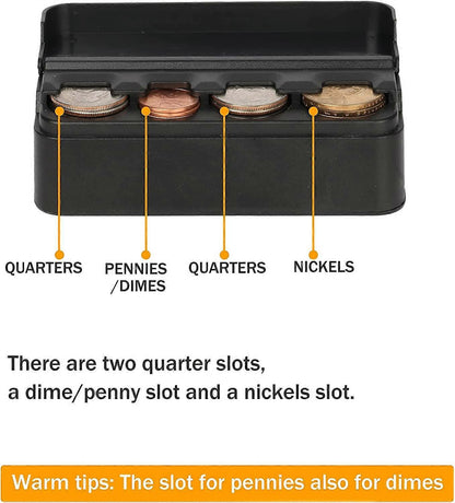 Universal Car Coin Change Organizer Compatible with Coins of Different Sizes, Car Interior Accessories V1263-JX-2833