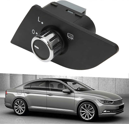 561959565C ABS Side Mirror Door Mirror Switch, Side Mirror Knob Adjust Control Knob Replacement Car Accessory V1263-JX-2837
