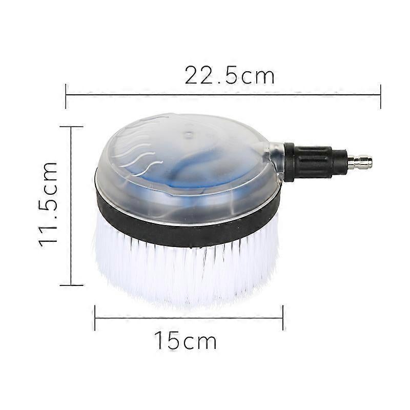 Rotating Wash Brush Pressure Washer Accessories Universal Quick Connector Cleaning Tool for Car Home Office V1263-JX-2838