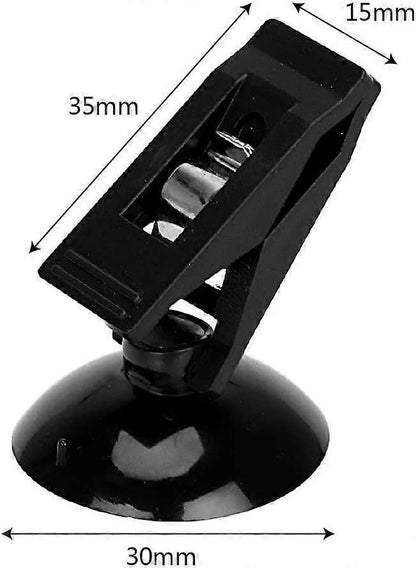 1 Pair Car Clip with Suction Sucker for Sun Shade Curtain Cloth Fixing, Auto Accessoris V1263-JX-2845