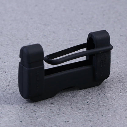 Vehicle chair Belt Buckle Silicone Case Clip Case security Belt Accessory (Black) V1263-JX-2846