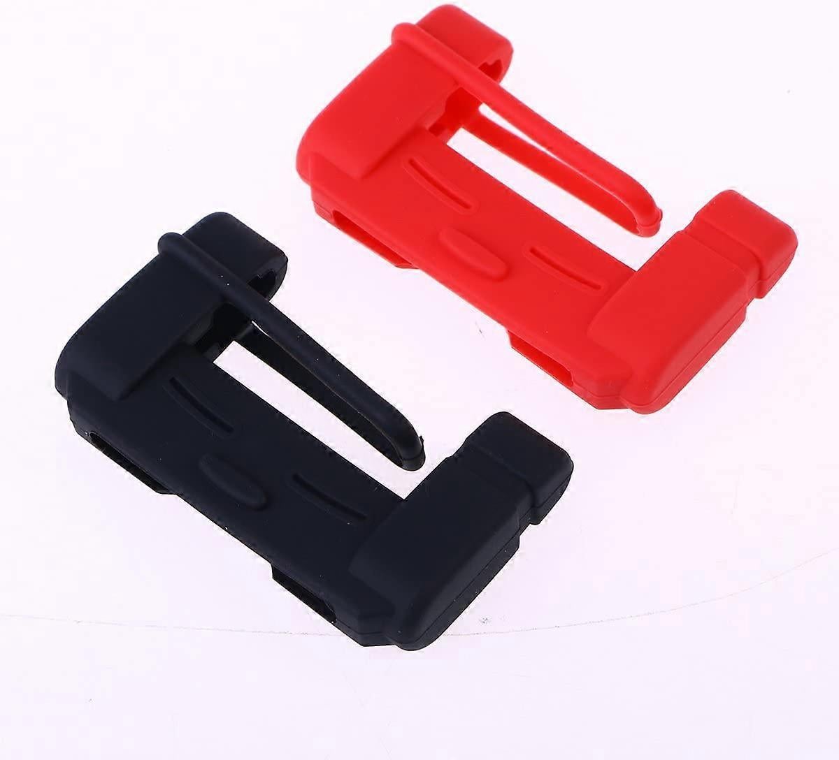 Vehicle chair Belt Buckle Silicone Case Clip Case security Belt Accessory (Black) V1263-JX-2846