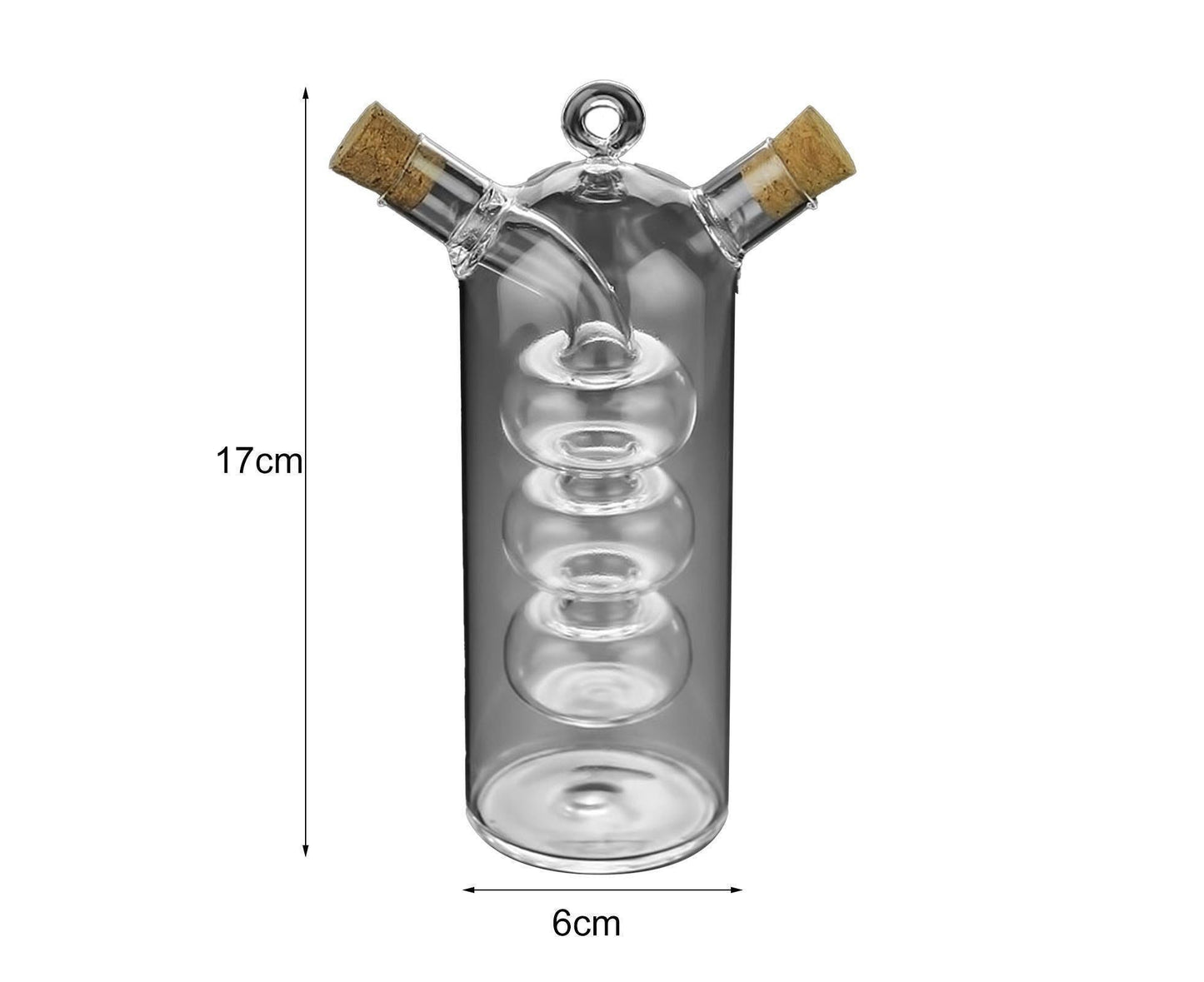 150ml Vinegar Dispenser Glass Bottle-Clear V1263-JX-285