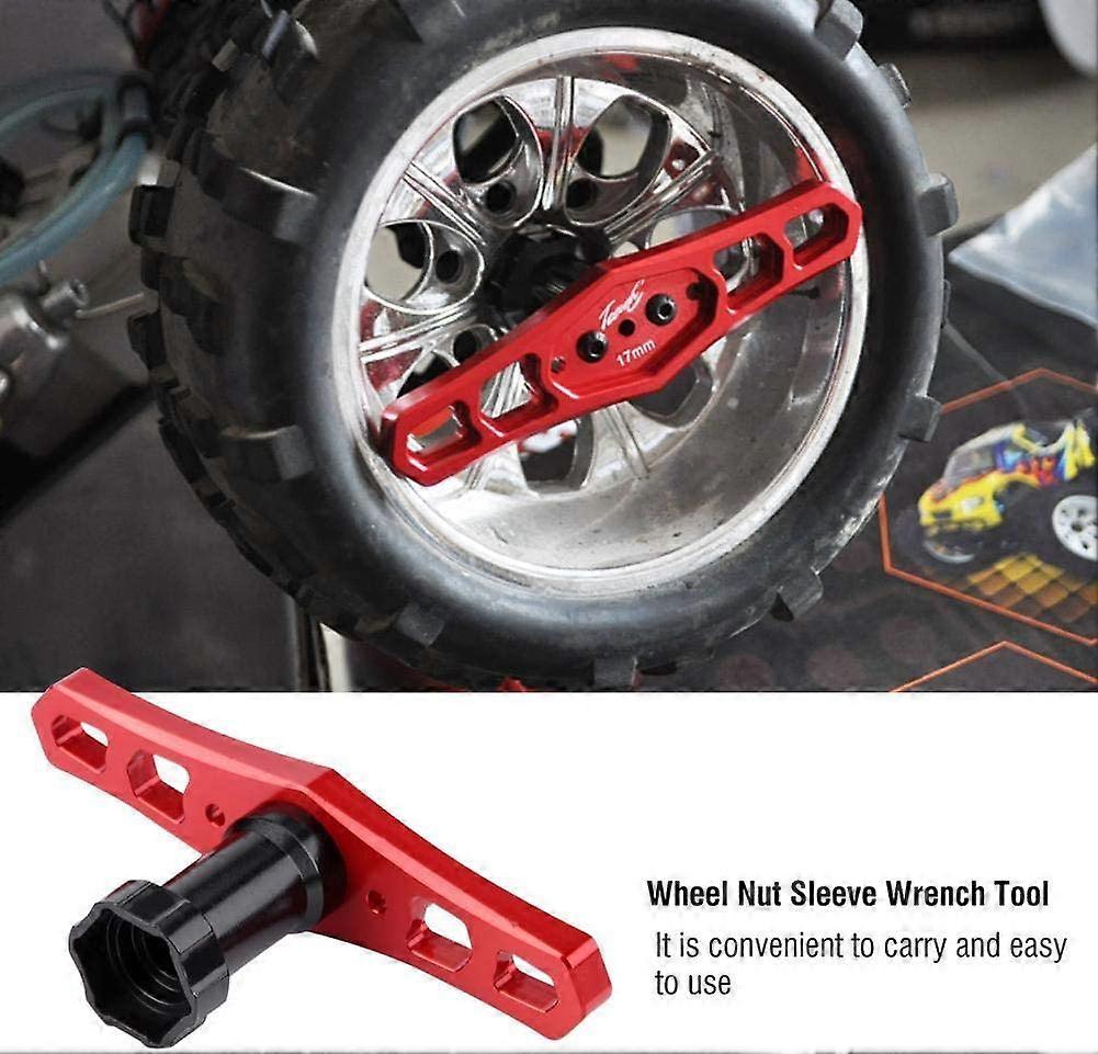 Socket Wrench with 17mm Metal Wheel Nut for RC Car V1263-JX-2851