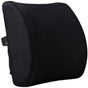 Memory Foam Lumbar Cushion Posture Corrector Vehicle Seat Home Office Chair (Black) V1263-JX-2863