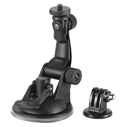 Action Camera Accessories Car Suction Cup Mount + Tripod Adapter for GoPro hero 7/6/5/4 SJCAM/YI, Model: Black V1263-JX-2865