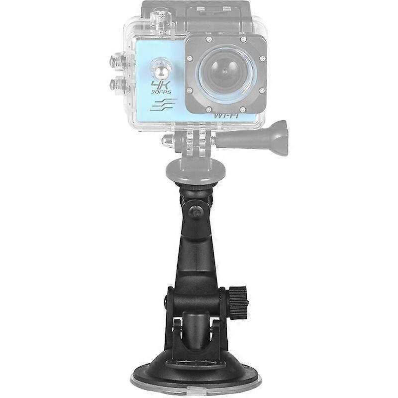 Action Camera Accessories Car Suction Cup Mount + Tripod Adapter for GoPro hero 7/6/5/4 SJCAM/YI, Model: Black V1263-JX-2865