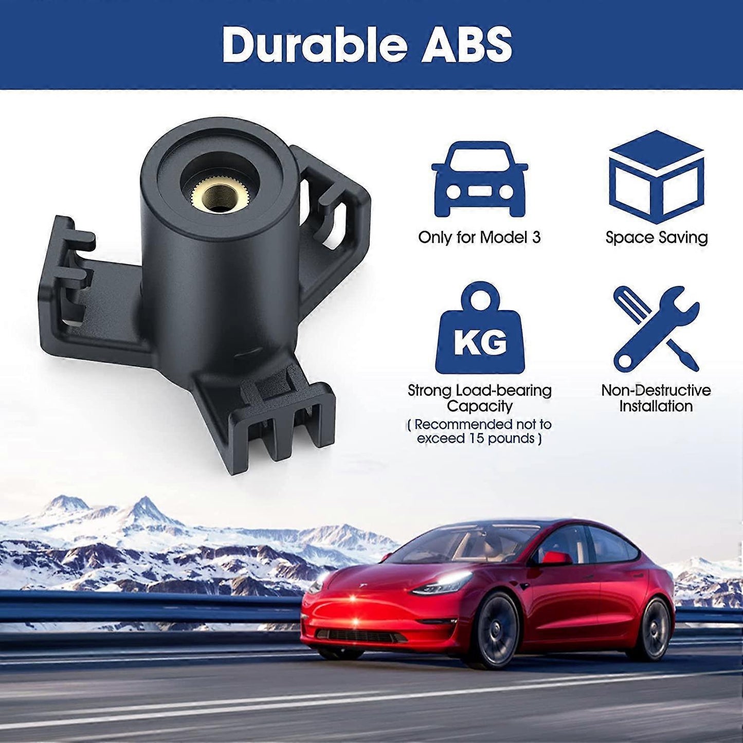 Piece ABS Trunk Hook for Tesla Car Interior Modification Accessories Durable Trunk Organizer Behind - Grocery V1263-JX-2866