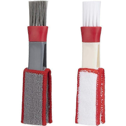 Car Vent Cleaning Brush Microfiber Cleaners for Window Louver Air Conditioner Roller Shutters 2 Pieces V1263-JX-2868