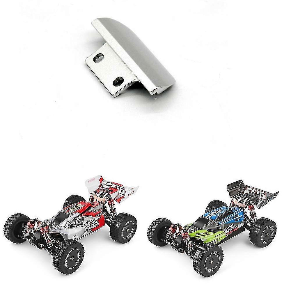 Metal Front Bumper Compatible With Wltoys 144001 124017 124019 Rc Car ,silver V1263-JX-2869