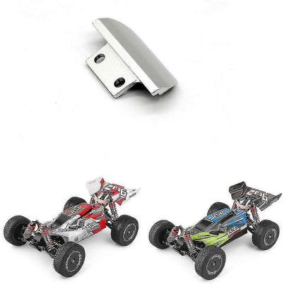 Metal Front Bumper Compatible With Wltoys 144001 124017 124019 Rc Car ,silver V1263-JX-2869