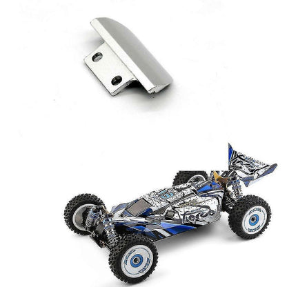 Metal Front Bumper Compatible With Wltoys 144001 124017 124019 Rc Car ,silver V1263-JX-2869