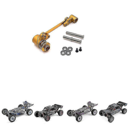 Metal Steering Bellcrank Servo Saver Compatible With Wltoys 144001 Rc Car,3 V1263-JX-2870