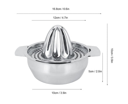 Stainless Steel Manual Citrus Juicer for Lemon, Orange, Fruit Squeezer, Kitchen Tool V1263-JX-2882