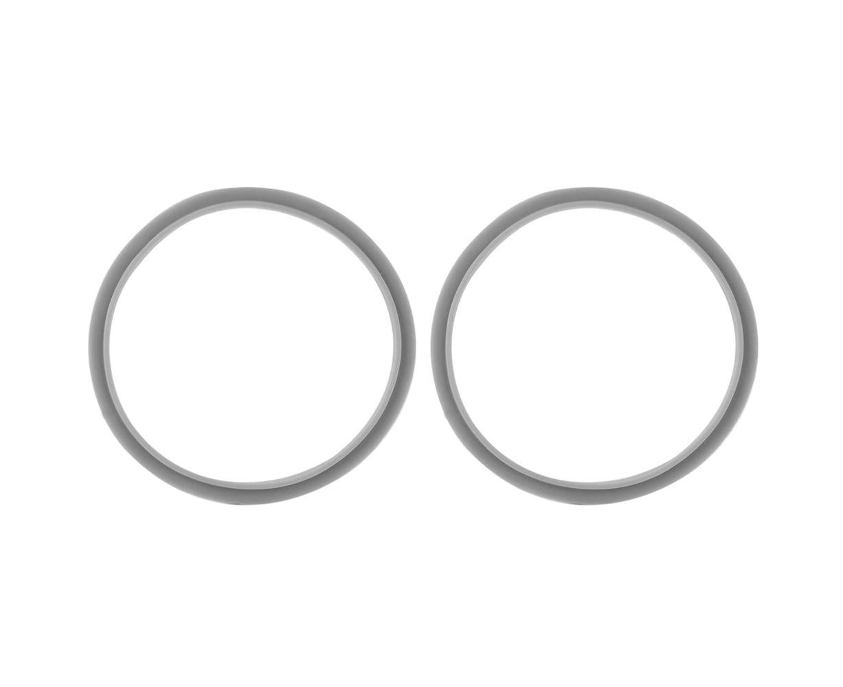 New Replacement Gaskets for Juicer, 2 White Rubber Rings, Flexible Home Use V1263-JX-2883