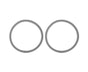 New Replacement Gaskets for Juicer, 2 White Rubber Rings, Flexible Home Use V1263-JX-2883